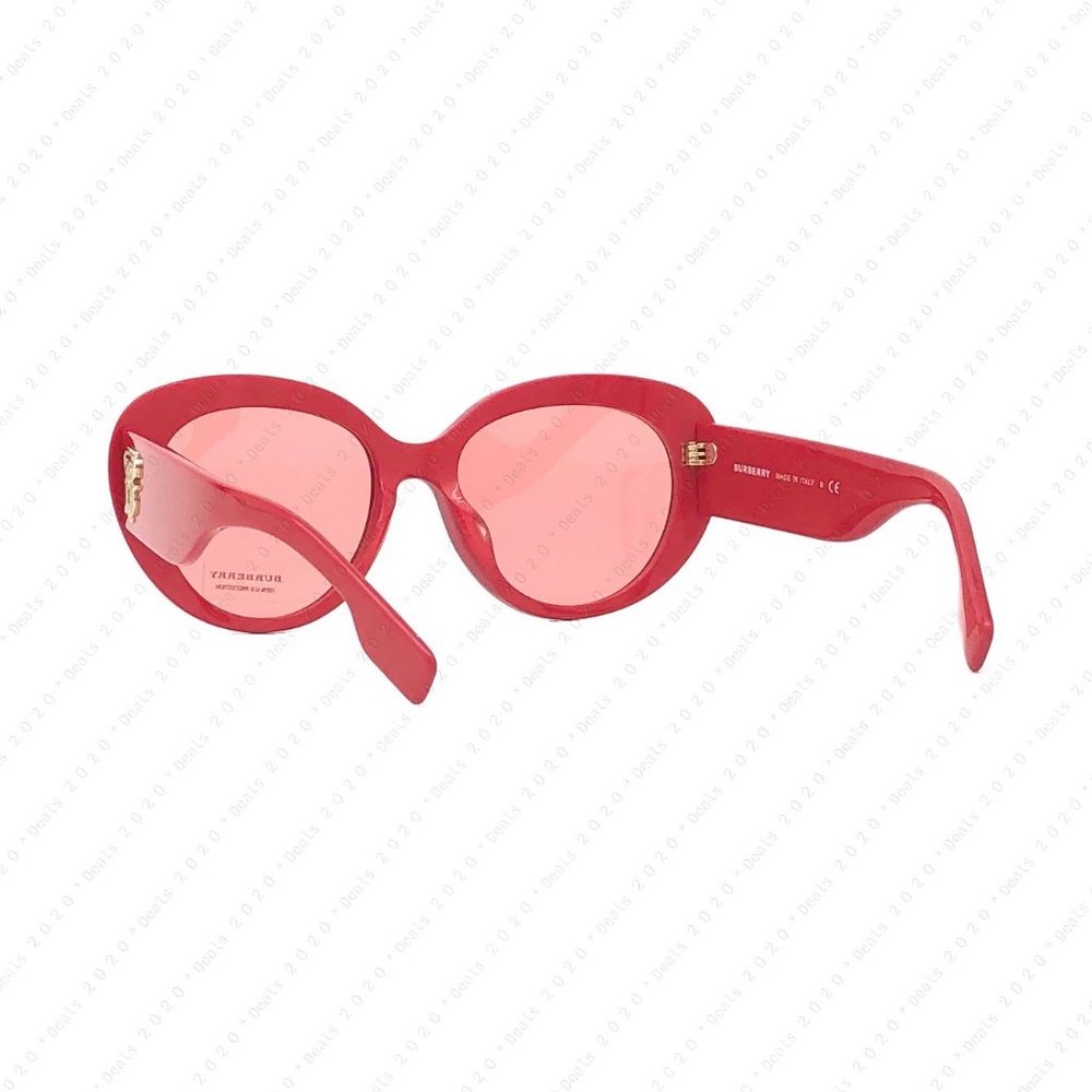 New Burberry Rose BE4298F 391984 54mm Red Sunglasses - Picture 5 of 11